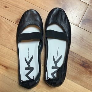 Anne Klein black flats.